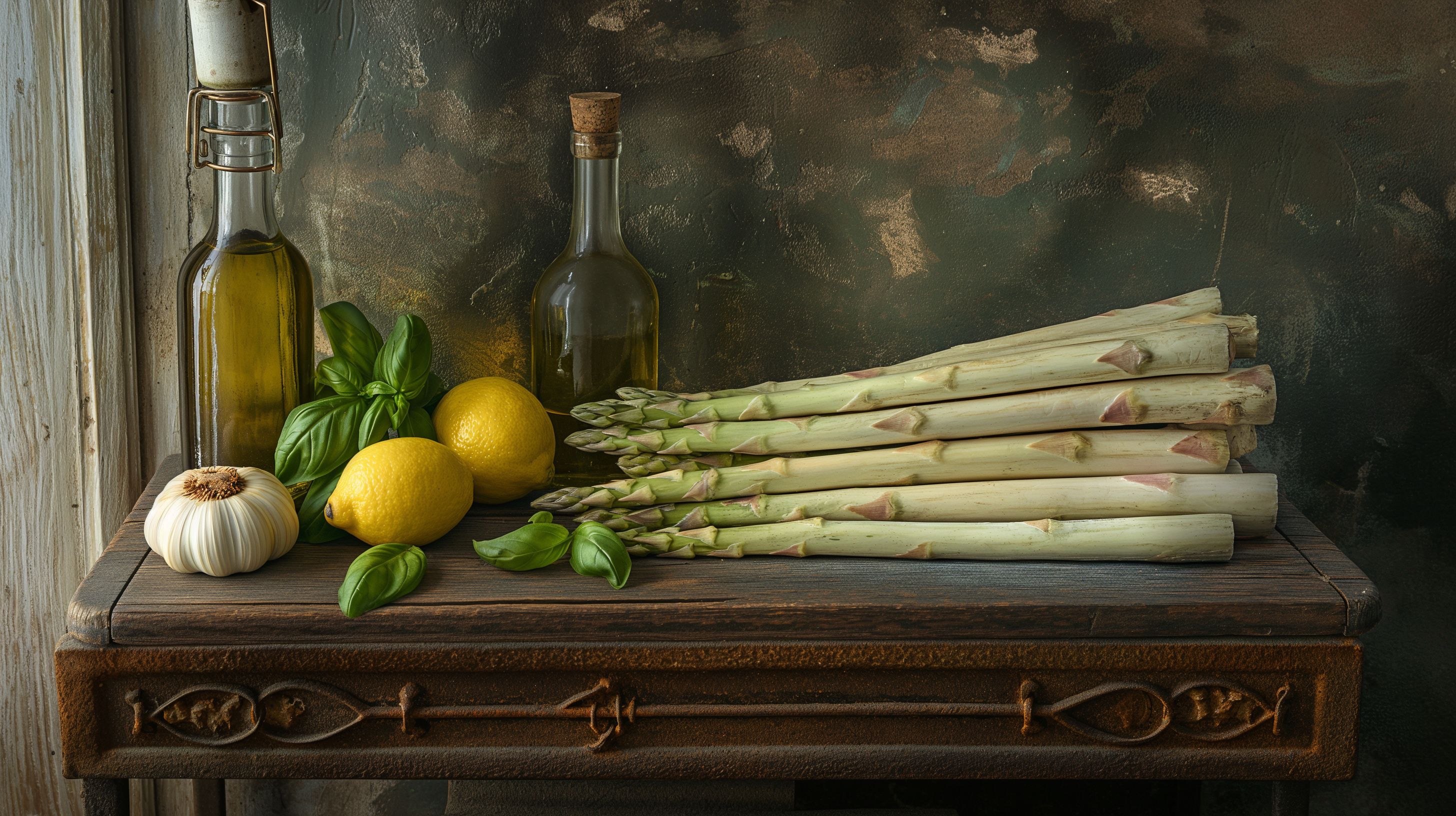 Grilled asparagus