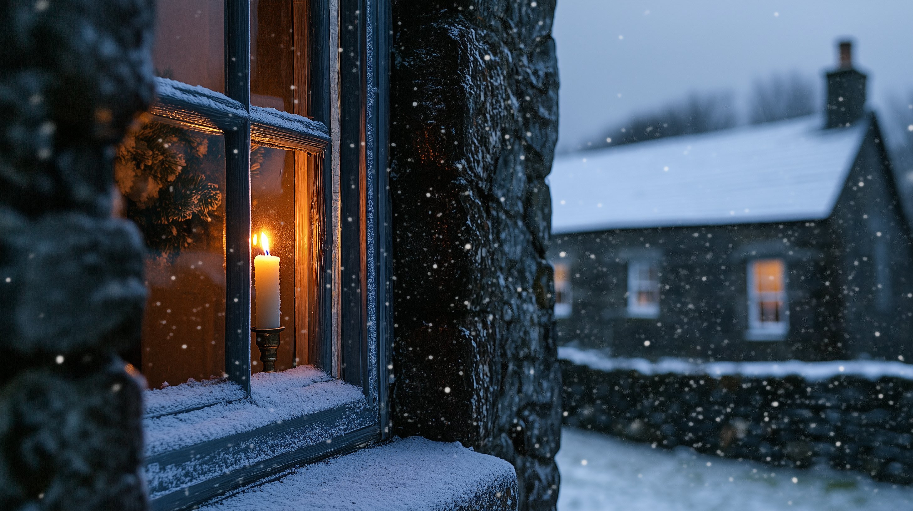Candle in window