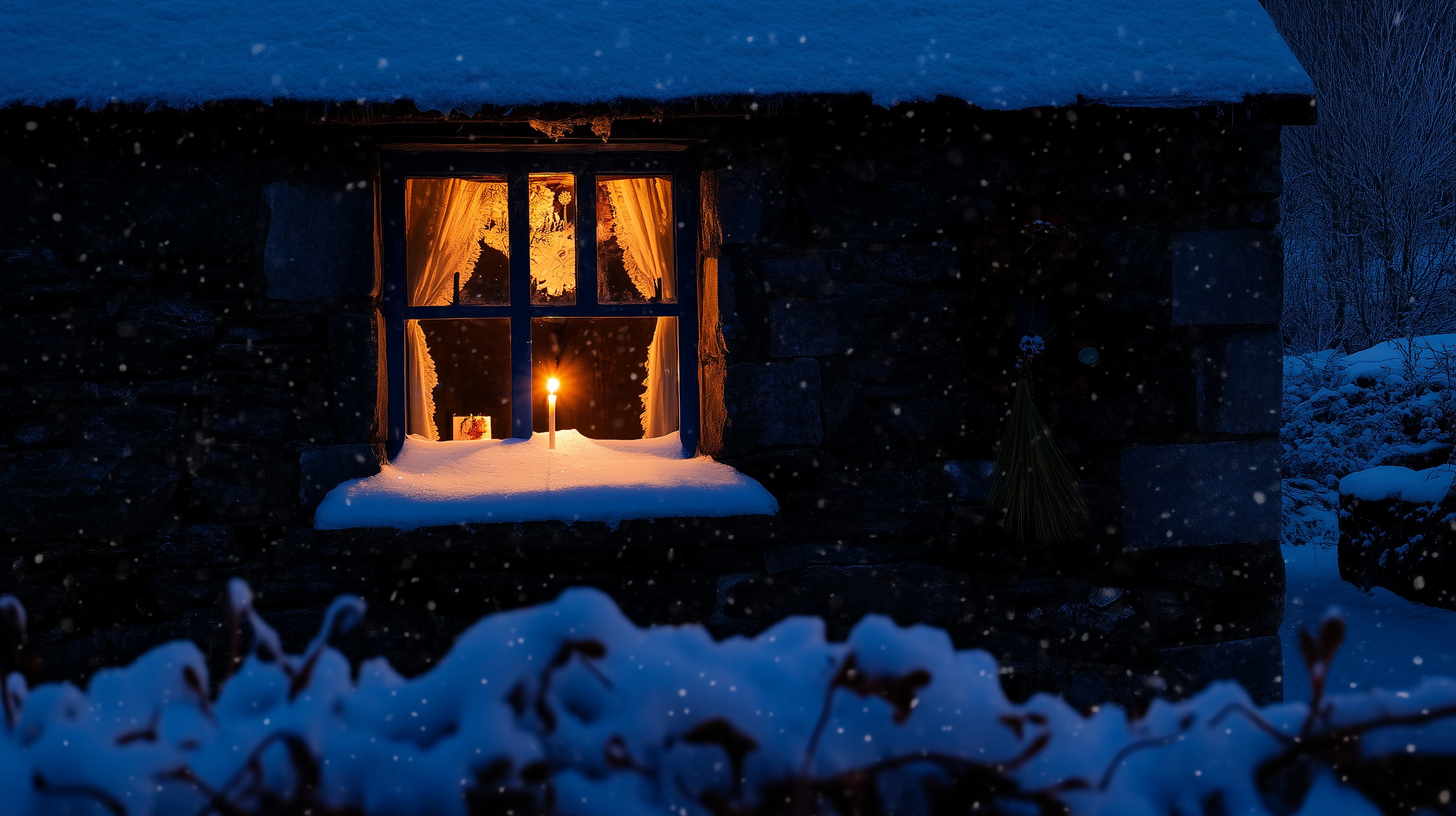 Candle in window