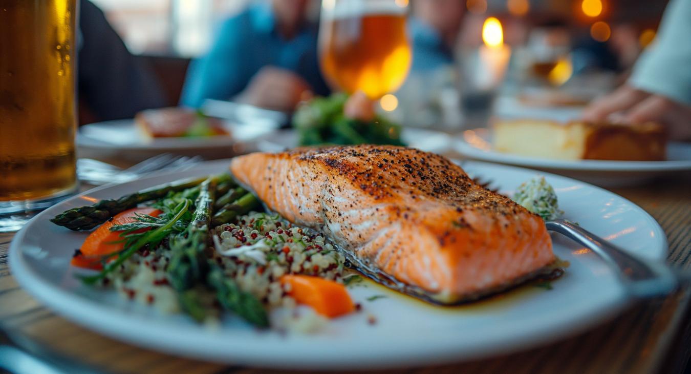 Salmon dinner