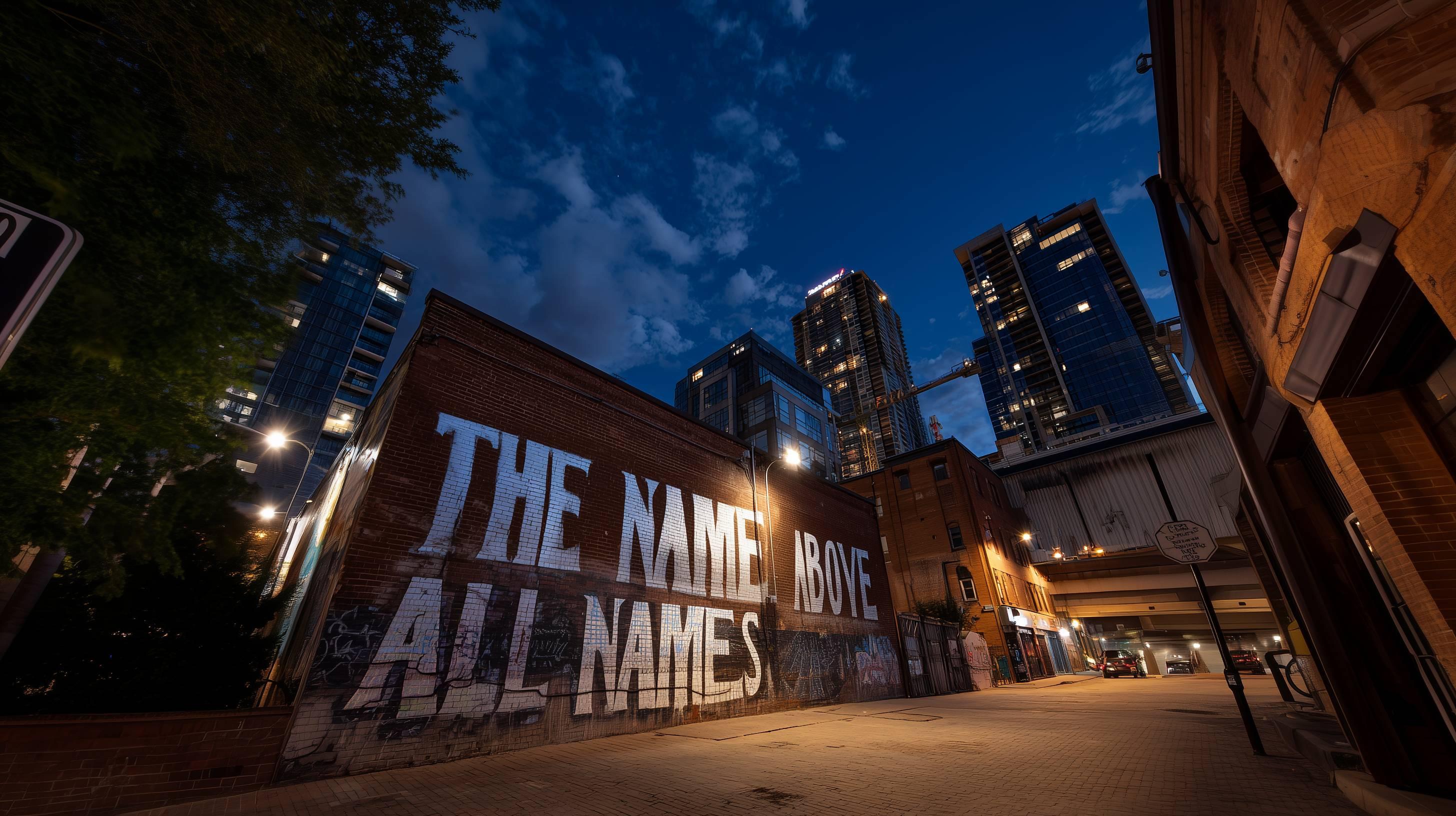 The Name Above All Names